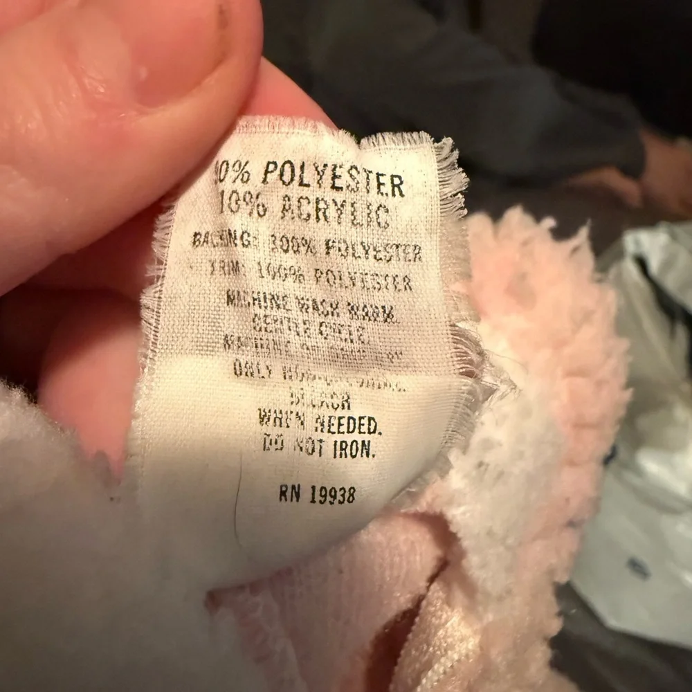 Carter's Pink Sherpa Hooded Baby One-Piece Romper